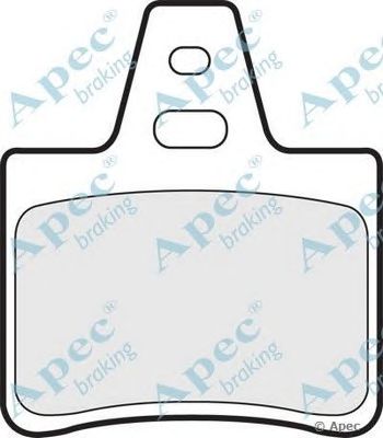APEC BRAKING pad650 -  Комплект тормозных колодок, дисковый тормоз